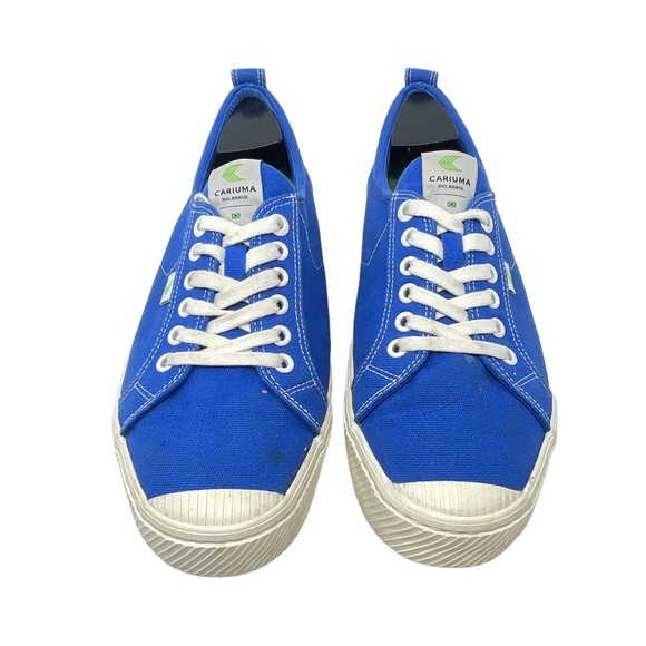 Cariuma OCA Low blue canvas sneakers womens size 11.5 - Picture 2 of 9